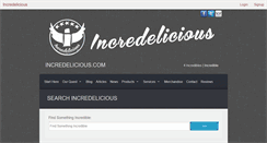 Desktop Screenshot of incredelicious.com